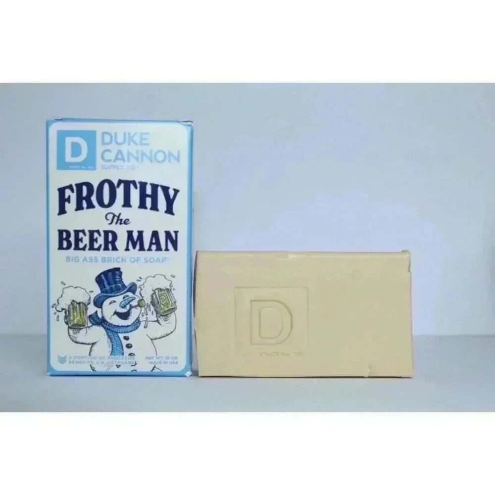 Duke Cannon Big Ass Brick of Soap 10 oz Frothy‎ The Beer Man NEW in Package